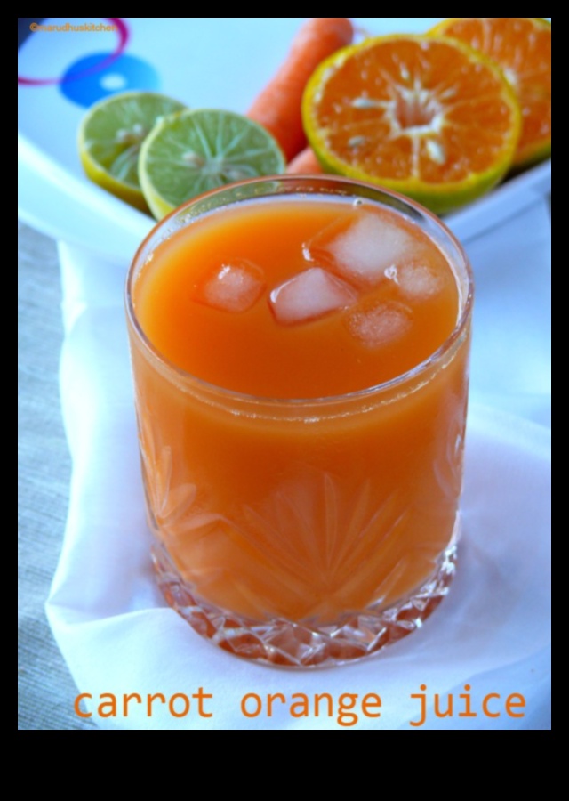 Αρμονία χυμού καρότου-πορτοκαλιού: Εξερευνώντας τις απολαυστικές νότες από έγχυμα εσπεριδοειδών